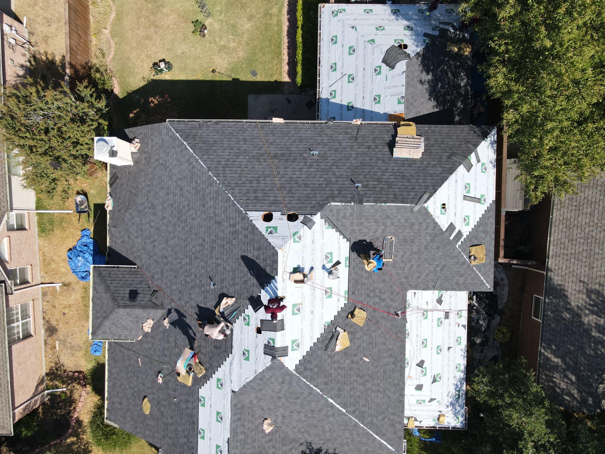Storm damage roof inspection
